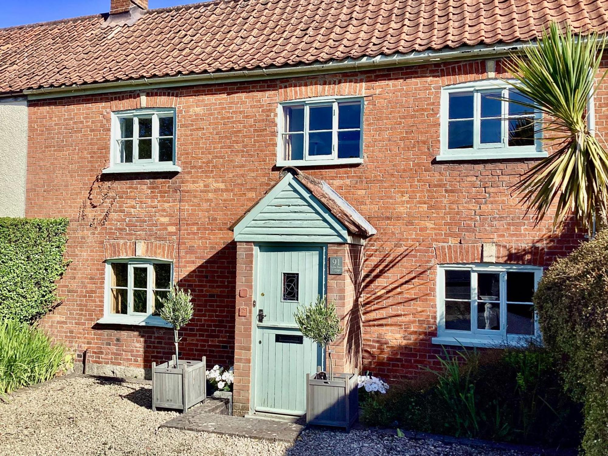 Tythe Barn Cottage Glastonbury Exterior foto
