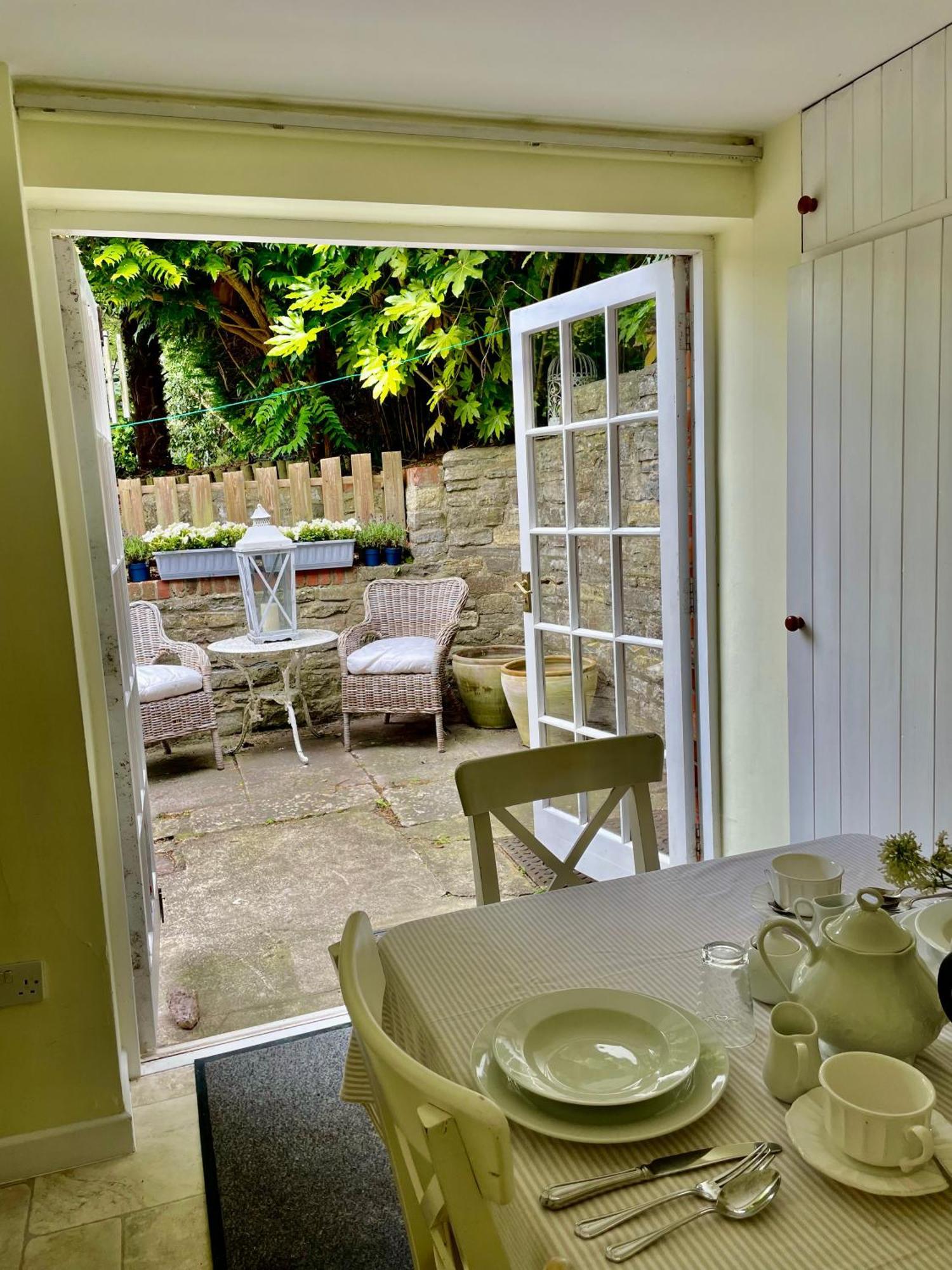 Tythe Barn Cottage Glastonbury Exterior foto